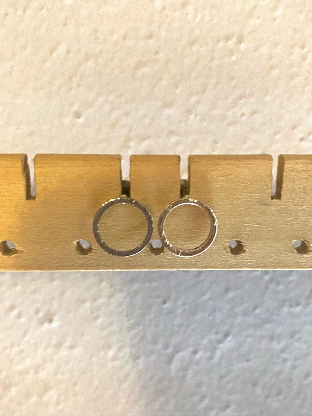 Sterling silver circle post earrings